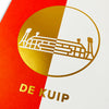 Rotterdamse Letterpress art-poster De Kuip
